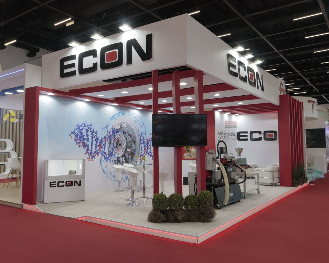 montagem de stands