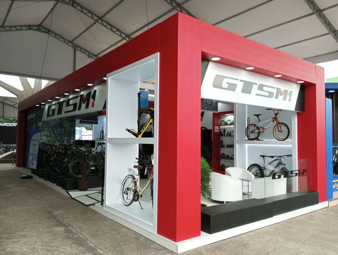 montagem de stands