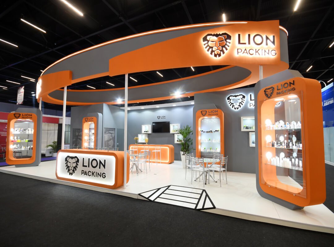 montagem de stands