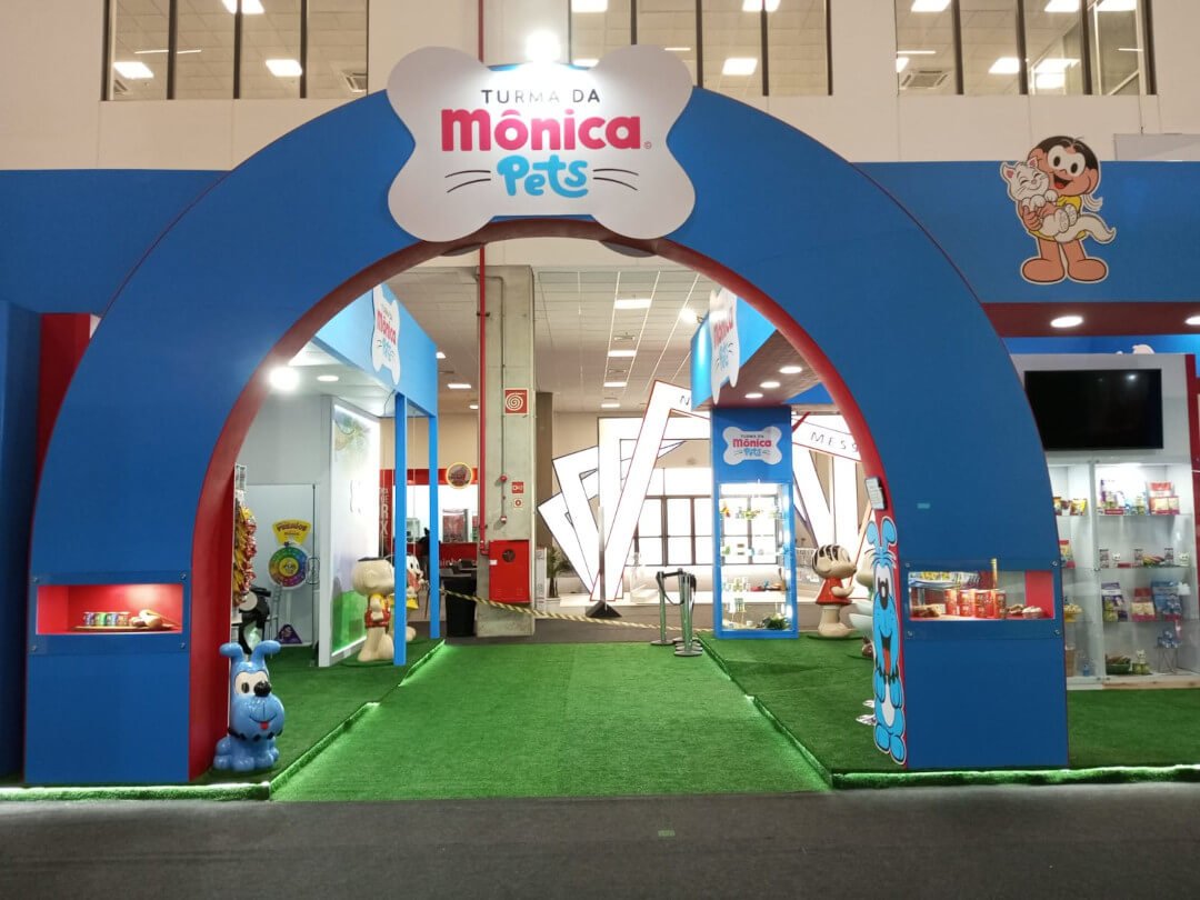 montagem de stands