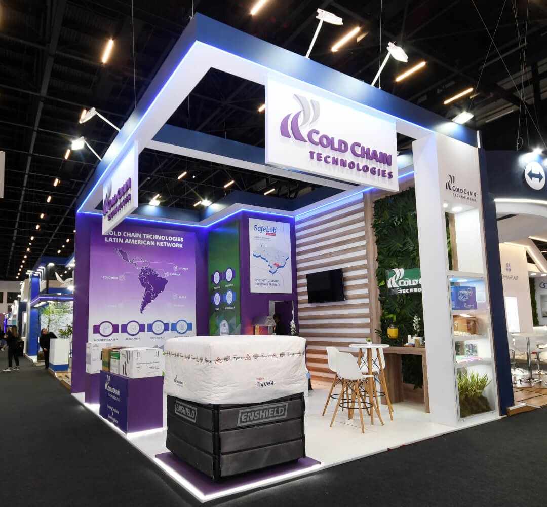 montagem de stands