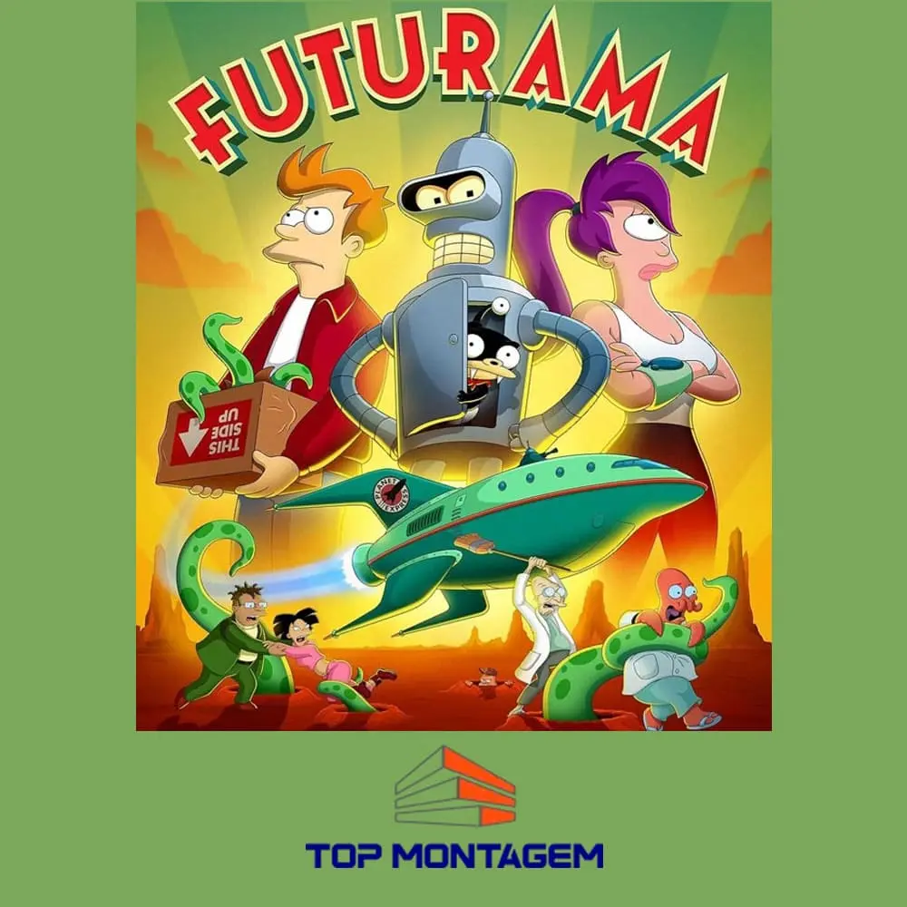 Futurama e top Montagens - imagem ilustrativa