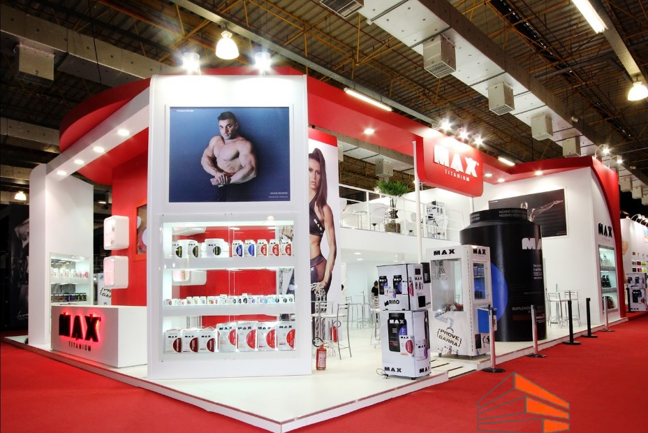 Max Titanium com estande da Top Montagem