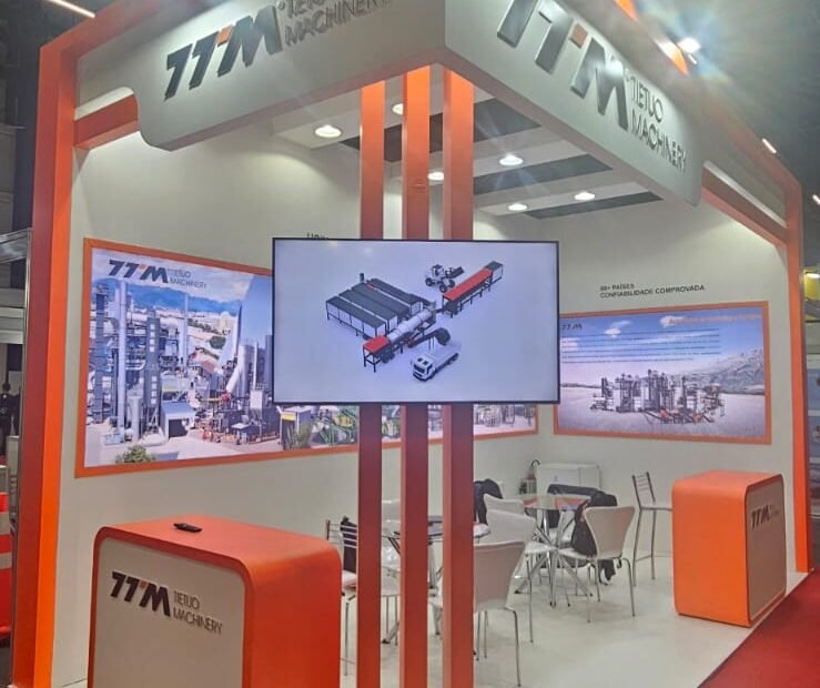 Paving Fair 2025 e TTM com estande da Top Montagem
