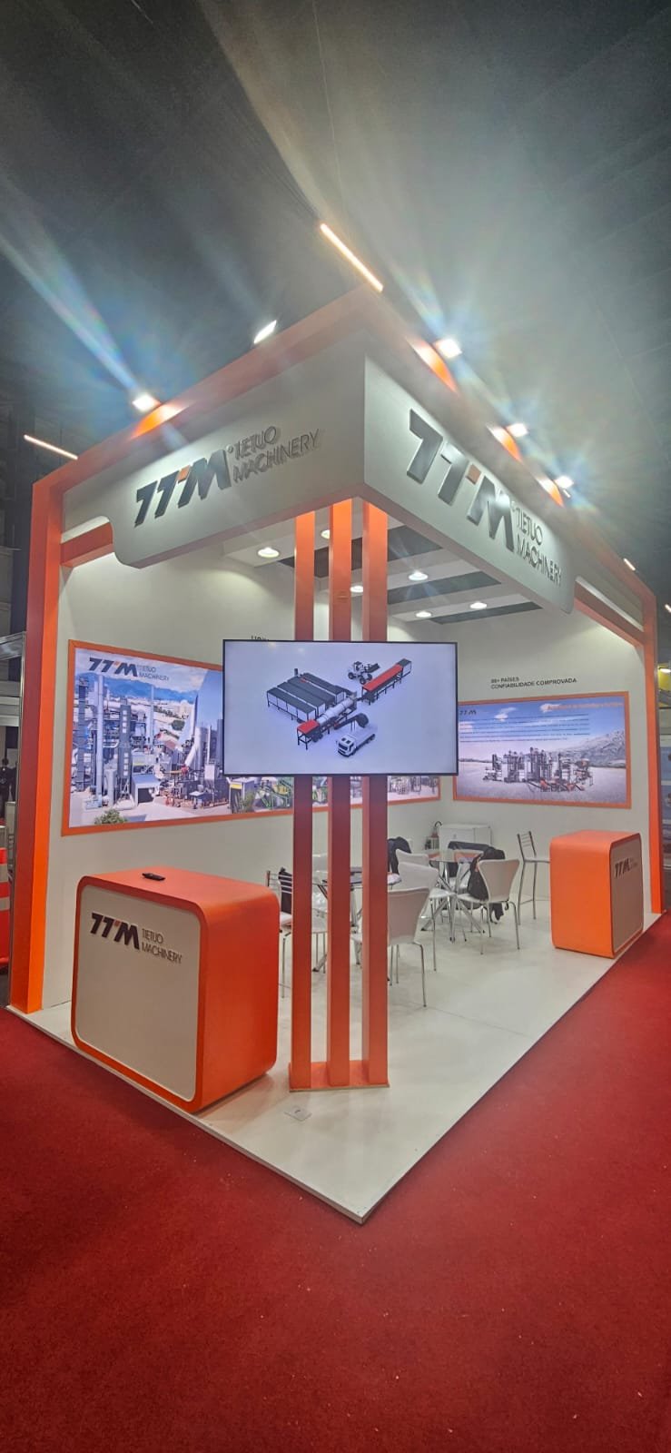 Paving Fair 2025 e TTM com estande da Top Montagem